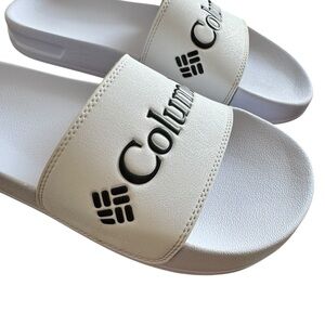 Columbia Hood River Slides White Sandals Size 9